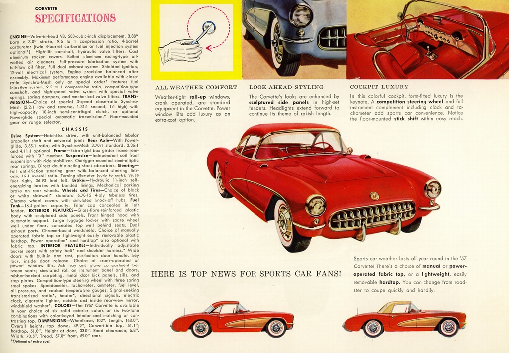 1957 Chevrolet Brochure Page 23